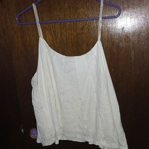 White flowy blouse